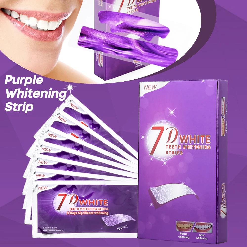 Bandes blanchissantes violettes